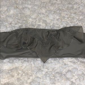 VS Green Ruffle Bikini Top size S